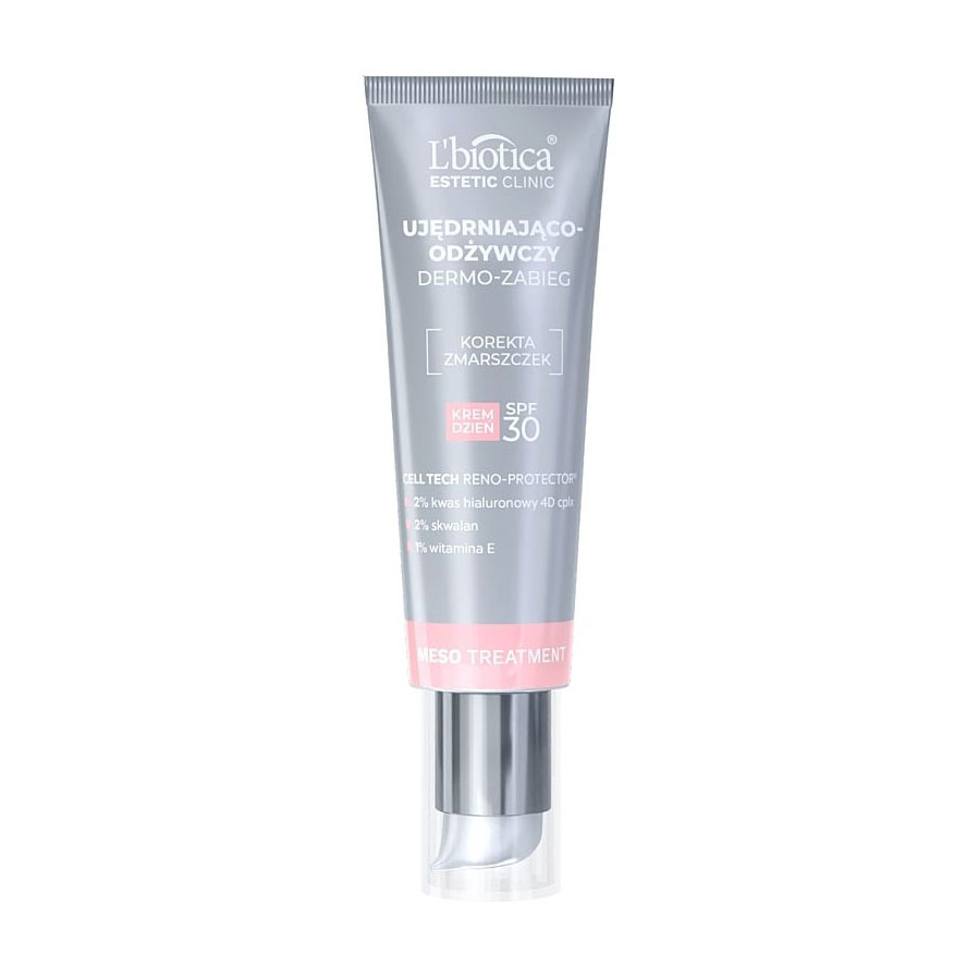 Зміцнювальний та живильний денний крем для обличчя L'biotica Estetic Clinic Meso Treatment Day Cream SPF 30, 35 мл